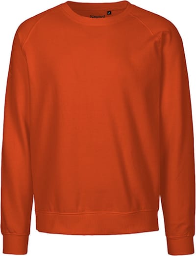 Neutral - Unisex Sweatshirt - Orange - 100% Biologisch Katoen maat XL