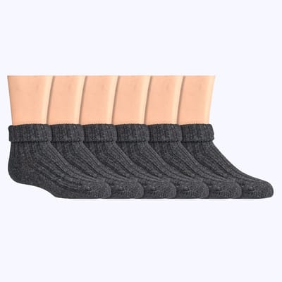 Wollen kindersokken | biologische wol | 5 kleuren | verschillende maten | per 4 paar