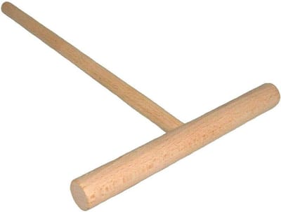 Professionele Pannenkoek Beslagspreider Hout - T-stok voor Perfecte Crêpes en Pannenkoeken