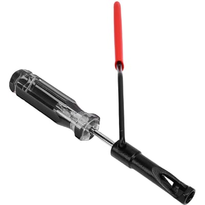 Outil de réglage de soupape contre-écrou 10 mm Goujon de réglage de soupape à fente Acier Chrome-Vanadium Remplacement pour VTEC black