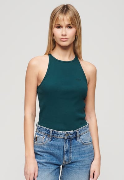 Superdry - Essential Logo Racer hemdtopje - Dames - Vesten