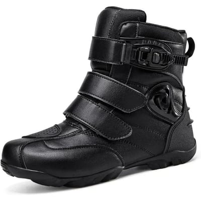 Motorrace Carrière Fiets Snelheid Laarzen Bota Motocross Rijden Stam Motorlaarzen Heren Botas Moto Motorboten Schoenen 38 black