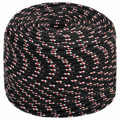 vidaXL - Boot - touw - 10 - mm - 500 - m - polypropyleen - zwart