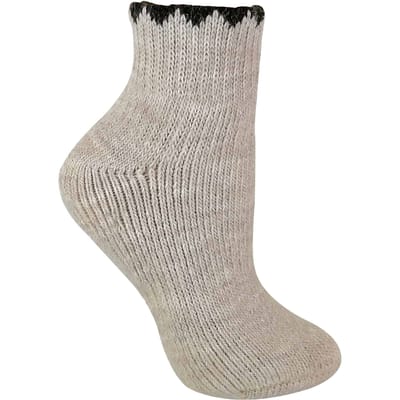 Dames korte sokken van alpacawolmix met warme zachte luxe draagcomfort