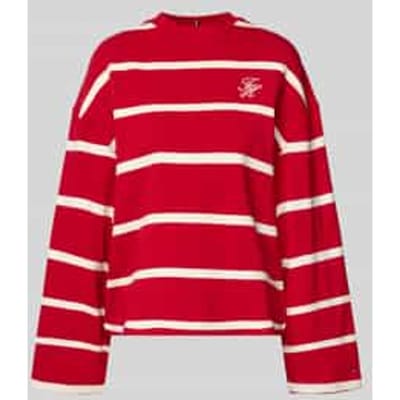 Relaxed fit sweatshirt van katoenmix