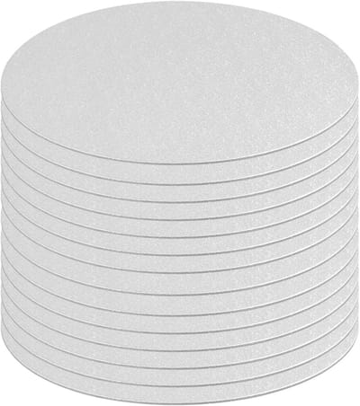 12 Stuks 10 Inch/25cm Ronde Zilveren Cake Card Board voor Bruiloft Decoratie en Taartpresentatie