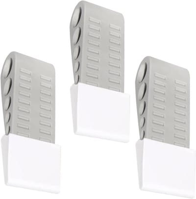 Veiligheidsdeurset - Deurstoppers Set - Kindveilige Woning - Geen Vingerklemmen - 12.4X4CM - Grijs