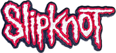 Slipknot - CutOut Logo Red Border Patch - Multicolours