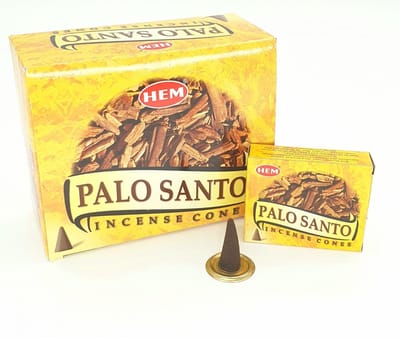 Hem Kegelwierook Palo Santo - 12 doosjes met 10 cones