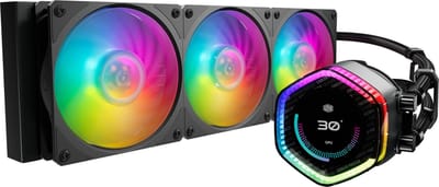 Cooler Master MasterLiquid 360 ION waterkoeler met LCD-scherm - LGA1700, LGA1200, LGA115X, AM4, AM5