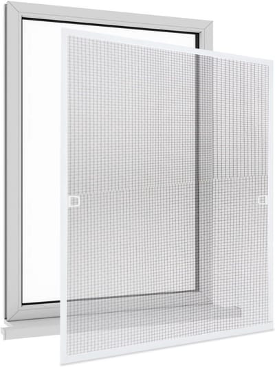 Hor voor Raam 120x140 cm met Aluminium Frame - Flexibele Insectenwering Zonder Boren