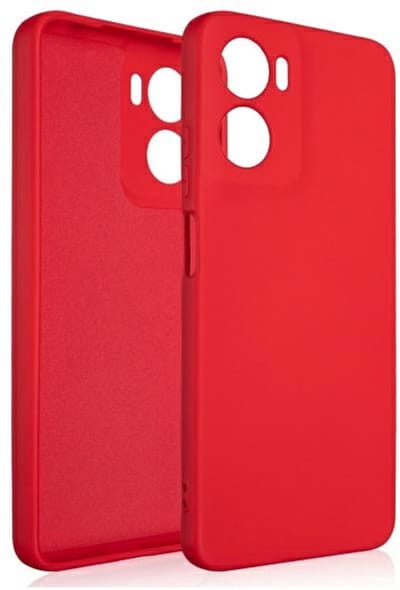 Beline Silicone Serie - Mobiele Telefoonhoes - Rood - Luxe, Zijdeachtige Aanraking - Geschikt voor Moto G05
