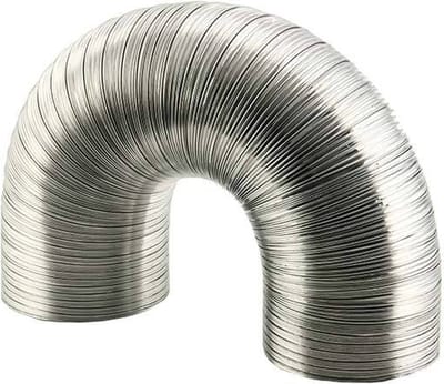 Starre aluminium ventilatieslang rond Ø 250mm lengte 3 meter