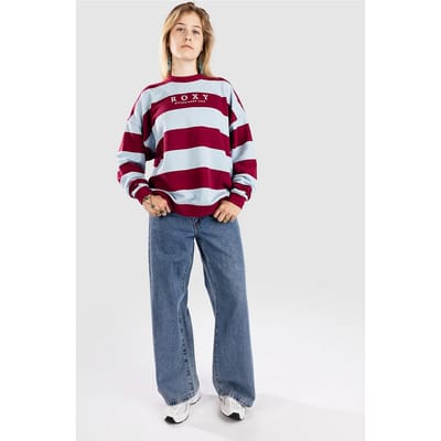 Roxy Strictly Stripes Oversized Sweater blauw