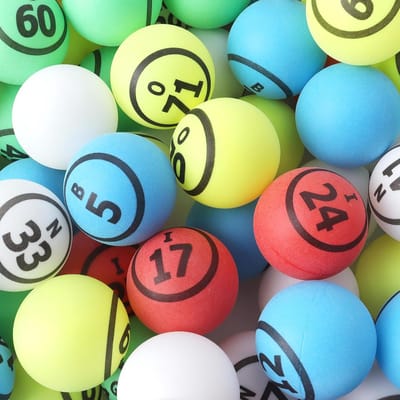 Bingo Ballen - Nummer Ballen - Bingo Spel - Enkelzijdig Bedrukt - 15 Inch - Veelkleurig