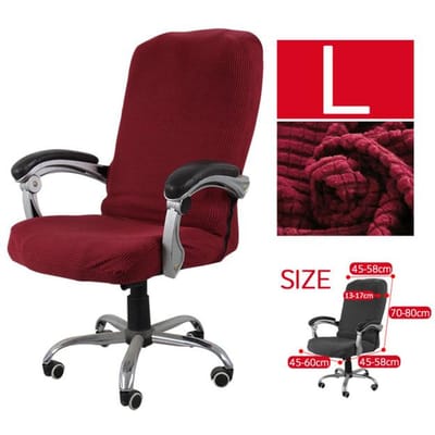 Kantoorstoelhoes Hoes Voor Computerstoel Jacquard Kantoorstoelhoes Elastisch Voor Thuis Fauteuil Sillas De Oficina
