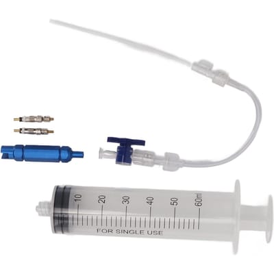 Fiets Vacuüm Band Reparatie Vloeistof Injectie Gereedschap Tubeless Bijvullen Vulvloeistof Gereedschapsset voor Fiets white
