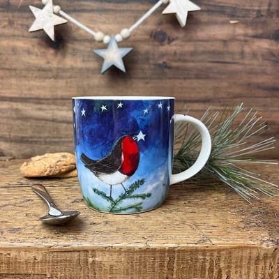 Alex Clark Kerst Mok Robin & Star ~ Roodborstje