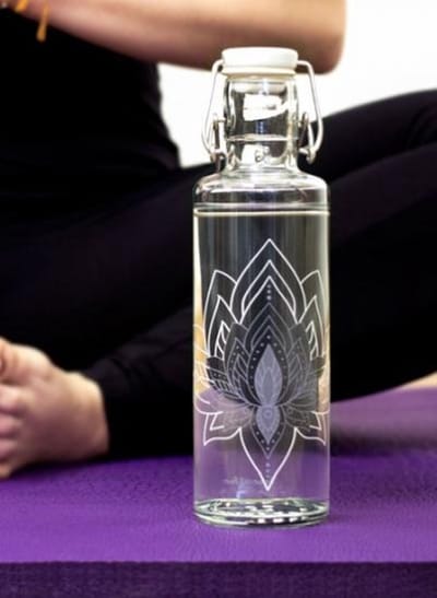 Soulbottle 'Just breathe' drinkfles (glas)