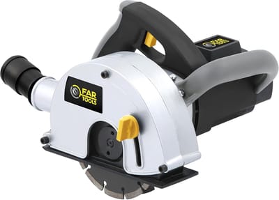 Groefmachine 1700 W - Betonfrees - Muren Frezen - Verstelbare Breedtes - Max 40mm Diepte - Zwart
