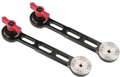 Dailygoody - Handgrip Extender - Verlengarm - Aluminium - 151mm - Compatibel met camera's - Ideaal voor filmmakers - 2-pack