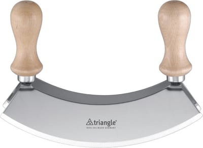 Triangle Dubbel Wiegemes 23cm – Precisie Snijden – Beukenhout Heft