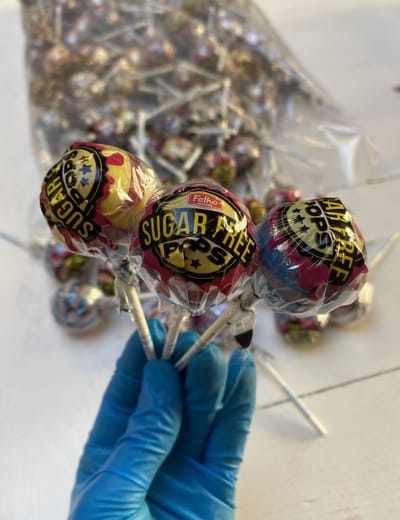 Candy Freaks Suikervrije Lolly’s 5 stuks - Snoepgoed - Lollies - Sinterklaas en kerst cadeau