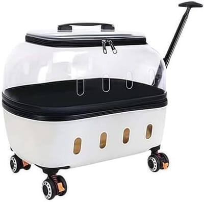 Huisdierendrager met wielen - Reiskoffer kat hond - Huisdier vervoeren - 360 graden wielen