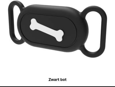 Samsung SmartTag2 Hoesje Hond & Kat – Waterdicht Siliconen Halsband Houder – Anti Verlies – Geschikt voor Alle Halsbanden zwart