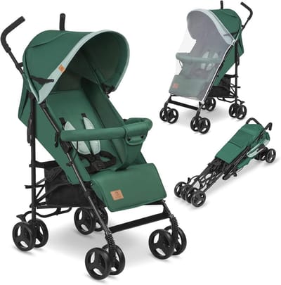Lichtgewicht Buggy met Verstelbare Rugleuning en Ergonomisch Handvat - Ideaal voor Reizen