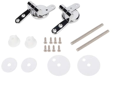 Toiletdekselaccessoires, Vervangende Toiletbril Scharnierbevestigingen, Toiletbrillen Scharnieren, Toiletbrilreparatie Vervangingsscharnier Zink, Douchegordijnsets