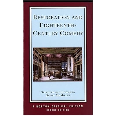 Restoration And Eighteenth-Century Comedy - McMillin, Scott