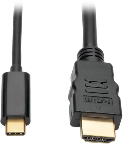Tripp Lite U444-016-H tussenstuk voor kabels USB C 3.1 HDMI Zwart