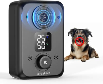 Prestara Ultrasone Anti-Blafband - Blafbeheersing voor Kleine en Grote Honden - Zonder Schok - Veilig en Doeltreffend
