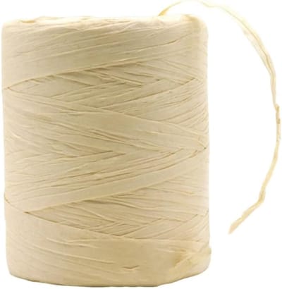 Linten, 180 m Raffia Papierlint, Natuurlijk Raffia, Natuurlijk Papierkoord, Cadeaulint, Ambachtelijk Koord, voor Cadeauverpakking, Weven, Decoratie en Tuinieren, DIY Ambachten