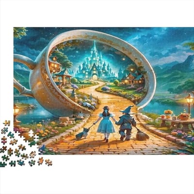 Puzzel 1000 stukjes - Volwassen puzzel - Ontspanning thuis - Gedrukt op stevig karton - 52 x 38 cm