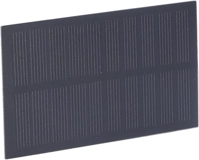 Zonnepaneel - Zonnecel - Energie Opwekken - Weerbestendig Ontwerp - 107 x 61mm - Zwart
