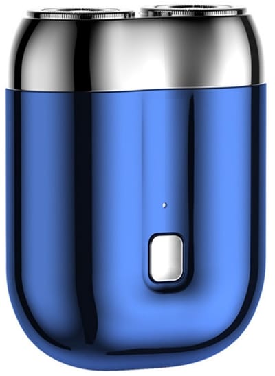 longziming -Mini Rasoir - Usb-C - Zwevende Hoofdscharen+Nat En Droog Scheren - 1 - Thuis+Reizen - blauw