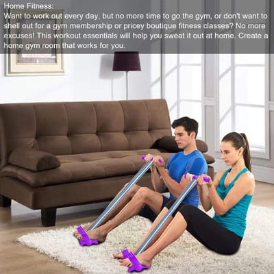 Elastische Pedaal Trainingsapparaat voor Buik, Benen en Armen - Thuisfitness Expander