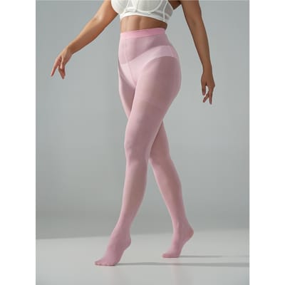 1 Paar Roze Compressie Shaping Panty's voor Dames Hoge Taille Doorzichtig Casual Panty's 1XL gray