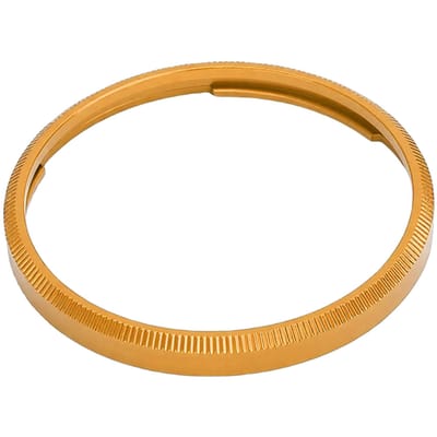 Bague de protection en métal compatible avec l'appareil photo Ricoh GR3 HDF Bague de décoration d'objectif d'appareil photo en alliage d'aluminium Accessoire Bague de protection Doré or