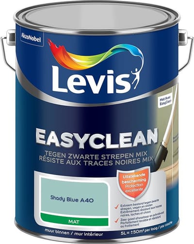 Levis - Easyclean Tegen Zwarte Strepen Mix - Shady Blue A40 - Mengverf - 5 L
