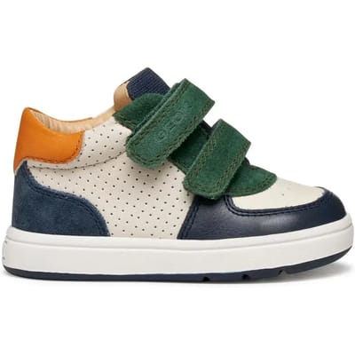 GEOX BIGLIA PEUTER Sneakers - BEIGE/GROEN - Maat 22