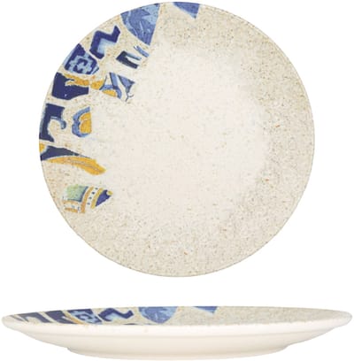 Kütahya Porselen Dinerbord - Serenita - Porselein - 25 cm - set van 6
