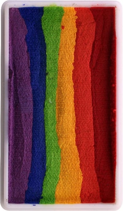PXP Professional Colours - Schmink - 28 gram One Stroke - Vivid Rainbow - Carnaval Splitcake - Carnaval - Festival - Thema Feest