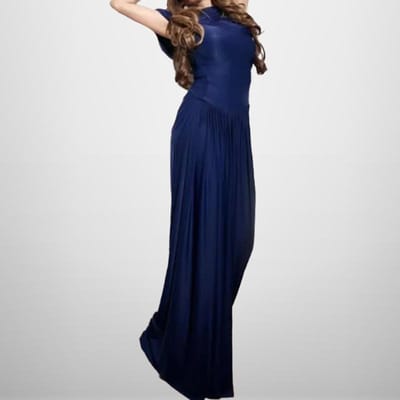 Lente Mode Nieuwe Stijl Elegant en Elegant Taille-sluitend Slankmakend en Geplooid Jurk Lange Jurk 3XL