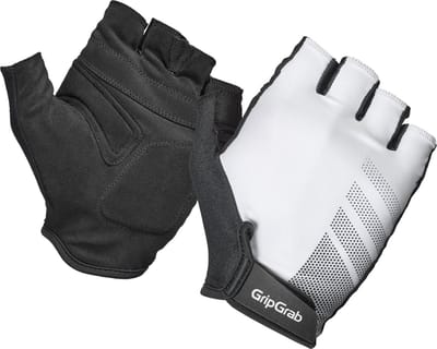 GripGrab - Ride RC Lite Korte Vinger Zomer Fietshandschoenen met Padding - Wit - Unisex - Maat XS