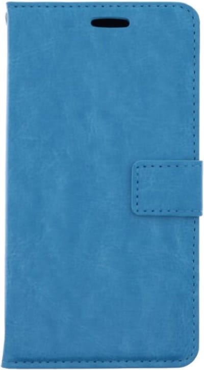 LuxeBass hoesje geschikt voor Samsung Galaxy A01 Core - Turquoise - Blauw - GSM hoes -  telefoonhoes - Bookcase
