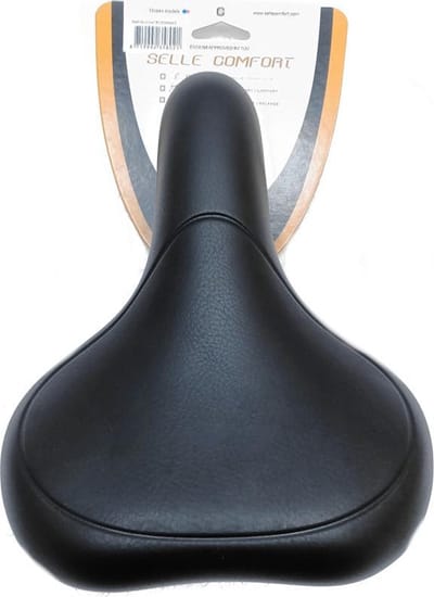Selle Comfort zadel (ook geschikt voor E-Bike) zwart met memory foam