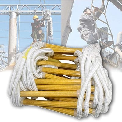 Noodladder - Ontsnappingsladder Veiligheidsladder - Veilig Ontsnappen - Sterk Draagvermogen - 30 Meter - Niet gespecificeerd